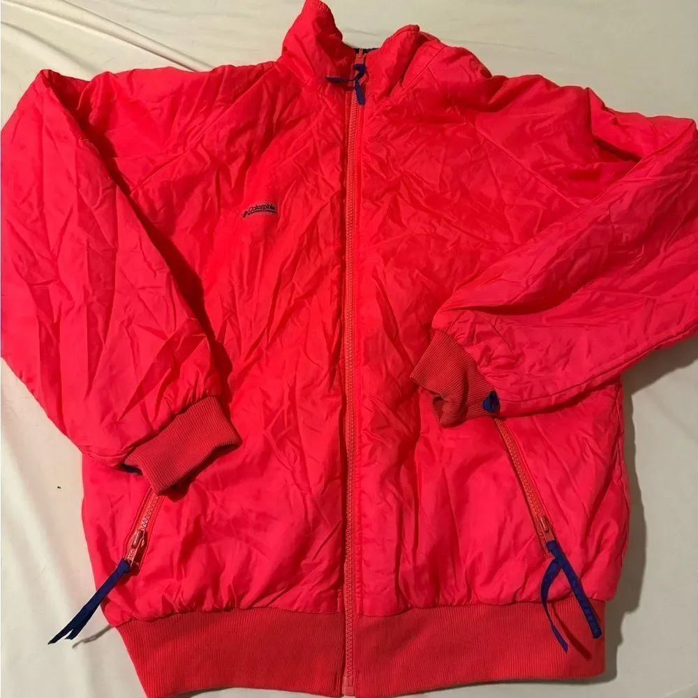 VINTAGE 1991 COLUMBIA NEON REVERSIBLE THINSULATE JACKET